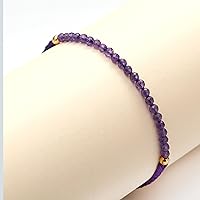 Vista 21 de Natural Lightweight Beaded Braided Bracelets Handmade Gemstone Jewelry Pull String Adjustable Bracelets For Women