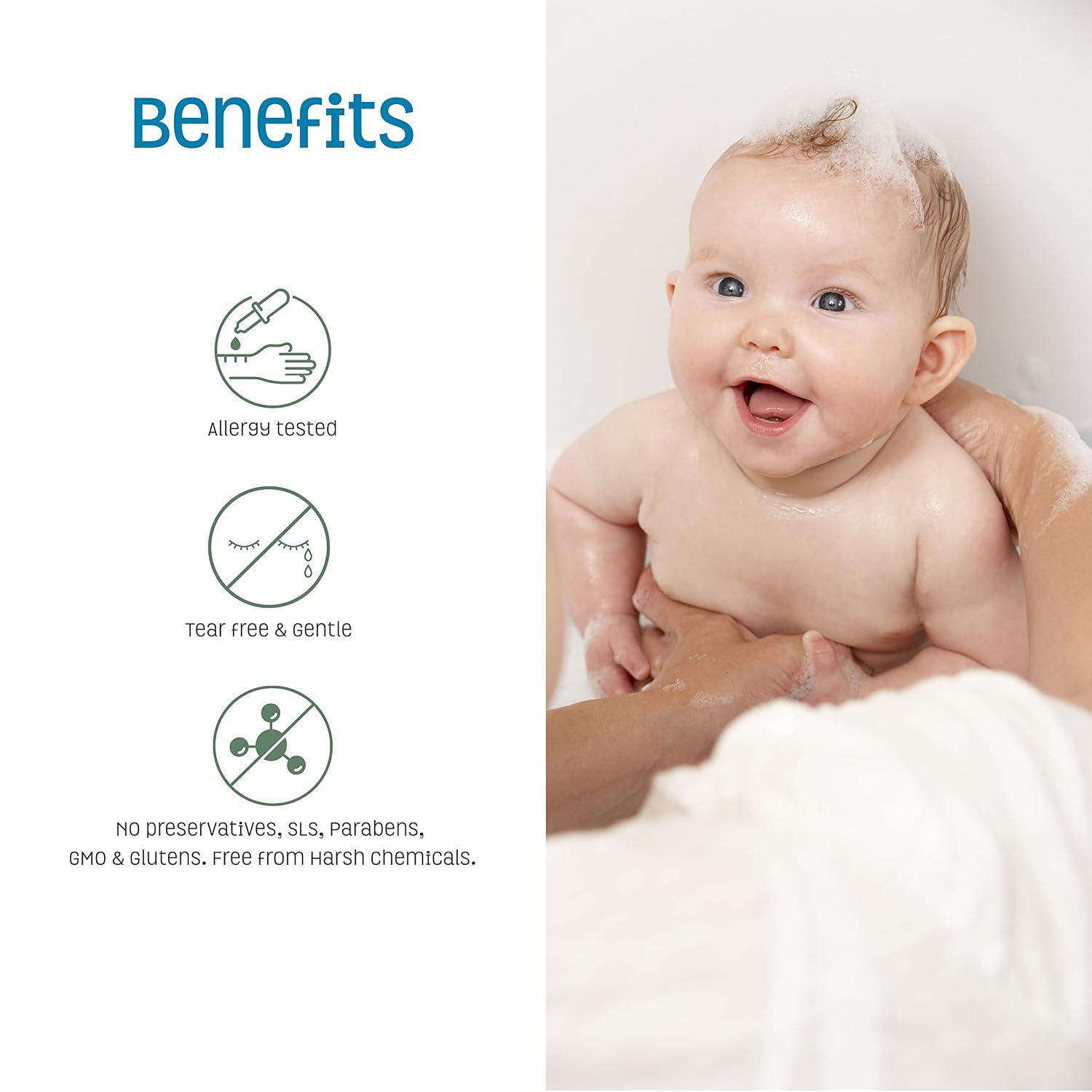 Nature's Baby Conditioner & Detangler - Formulated for Problem and Sensitive Skin - Sulfate Free - No Artificial Fragrances & pH Neutral/Tear Free - Coconut Pineapple (2-Pack) image 3