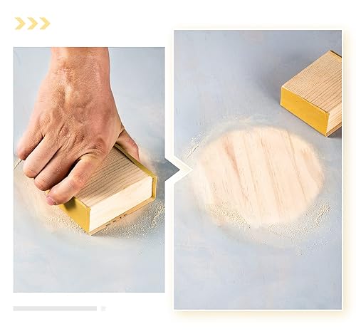 Miniatura 6 de S SATC Papel de lija PSA de grano 800, rollo continuo de 20 yardas de largo, hojas de lijado autoadhesivas de 2-34 pulgadas de ancho para