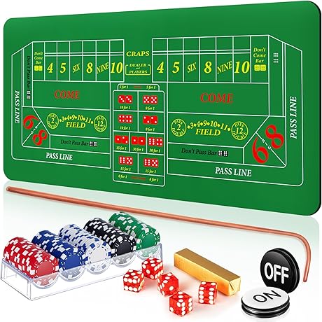 Leyndo Craps Tabletop Game Set: An Immersive Casino Experience
