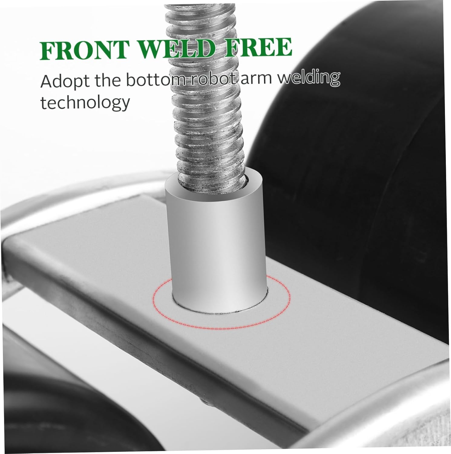 MERRYHAPY Garden Rolling Stool with Wheels Adjustable Rotating Gardening Seat for Compact Folding Design Sturdy High Construction for Outdoor Gardening Tasks