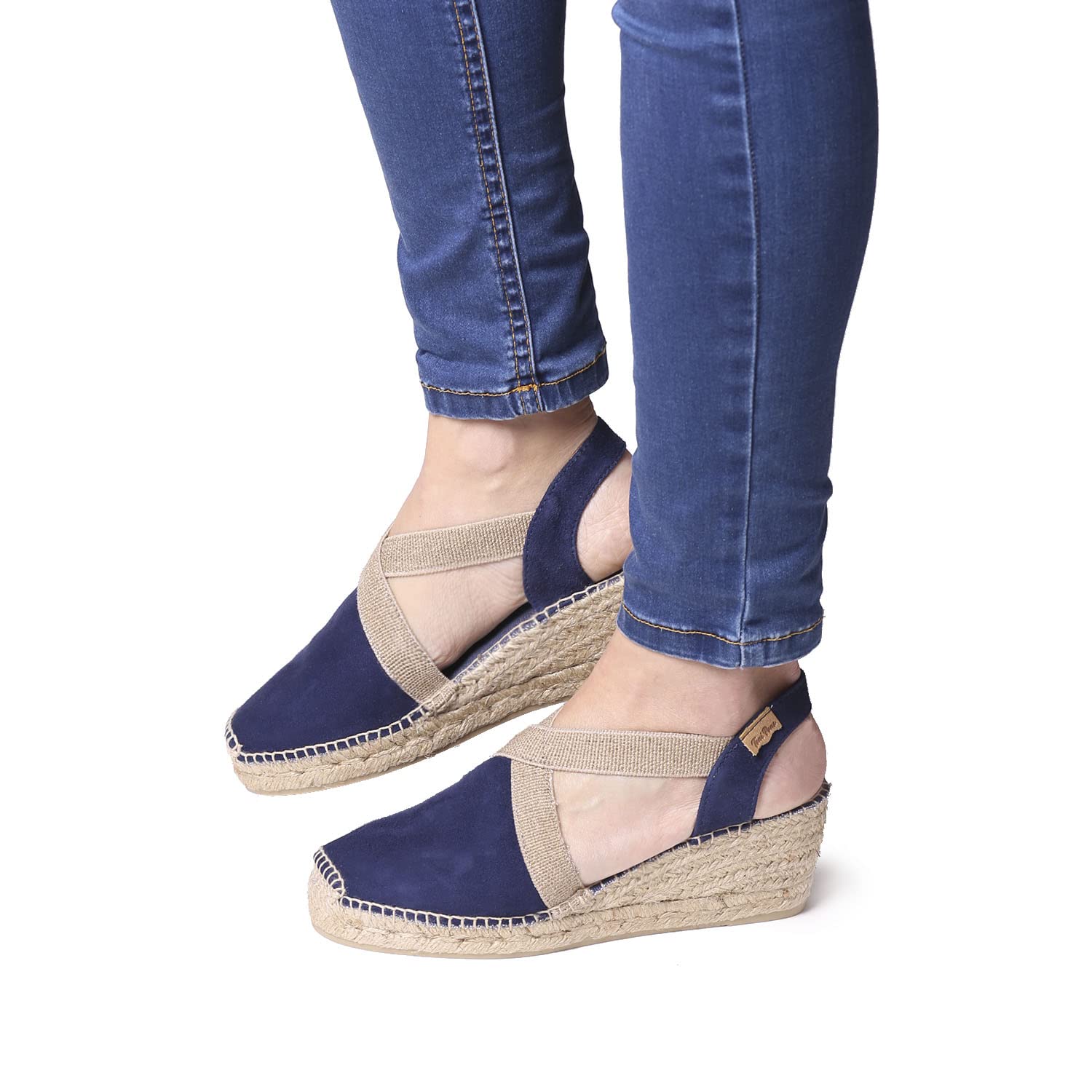 TONI PONS Tona - Espadrille compensée Femme en Daim.