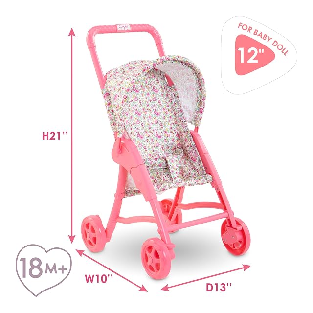 Foto 5 de 8 de COROLLE - Poussette fleurie - accessoire - pour poupon 30 cm - des 18 mois