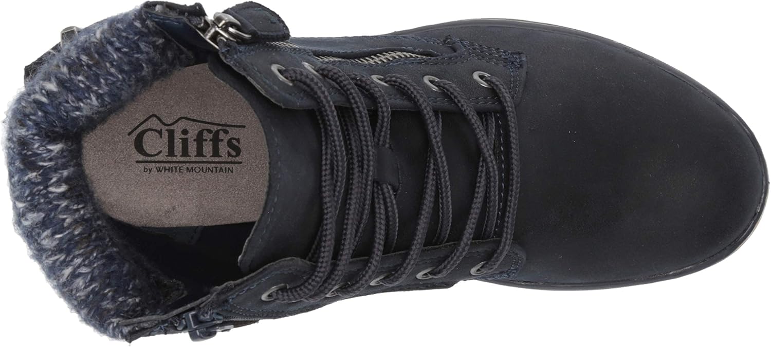 CLIFFS BY WHITE MOUNTAIN Shoes Kelsie Women's Lace-up Hiker Style Bootie - Image 5