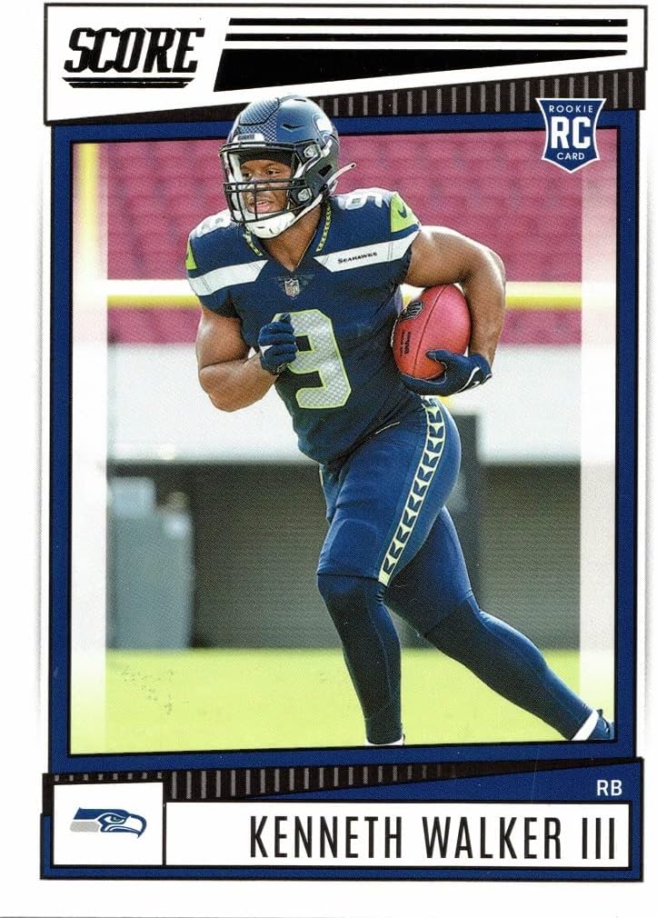 2022 Panini Score Football #329 Kenneth Walker III Rookie Card Seahawks