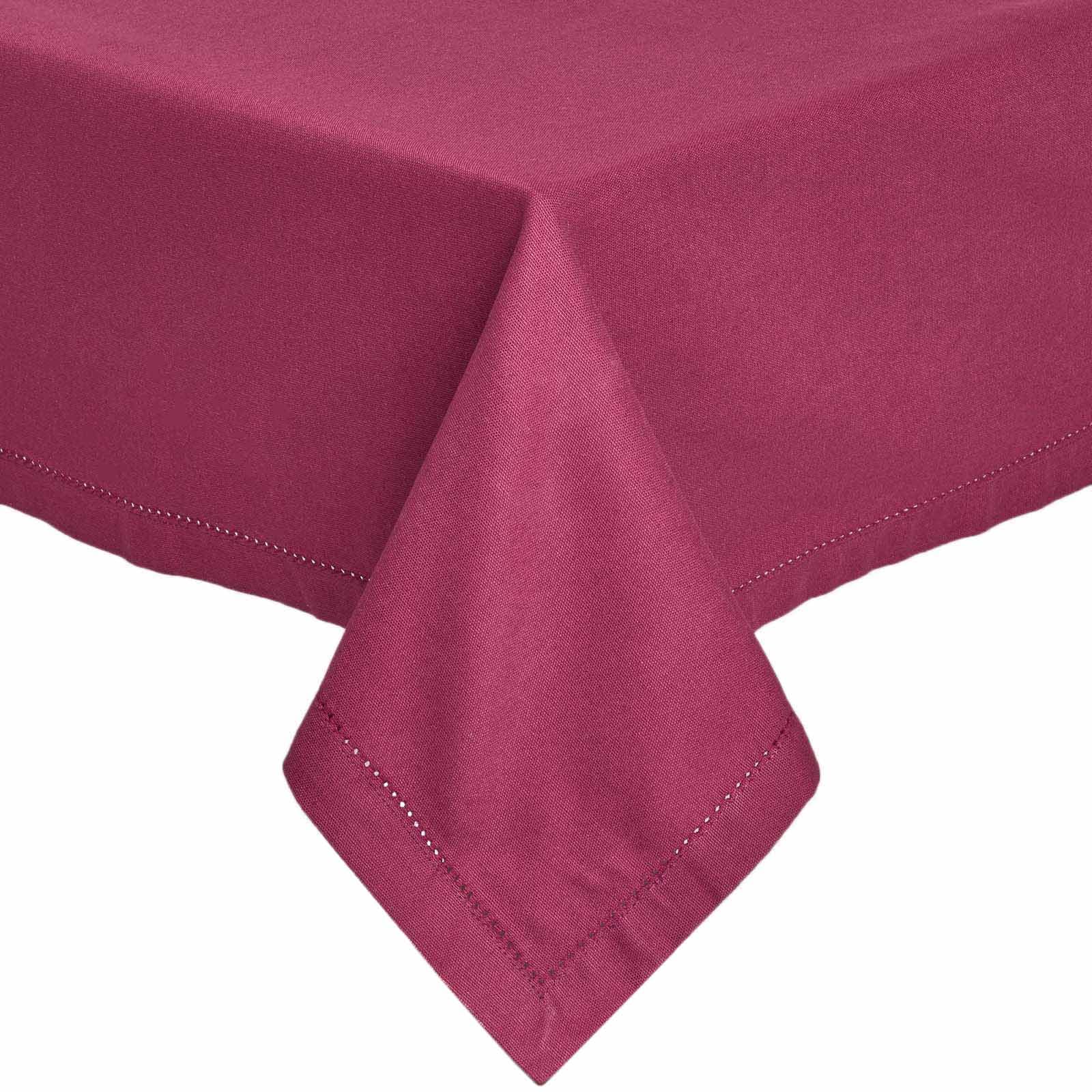 Tovaglia HOMESCAPES Nera 137x137 cm in 100% Cotone | Qualità Artigianale
