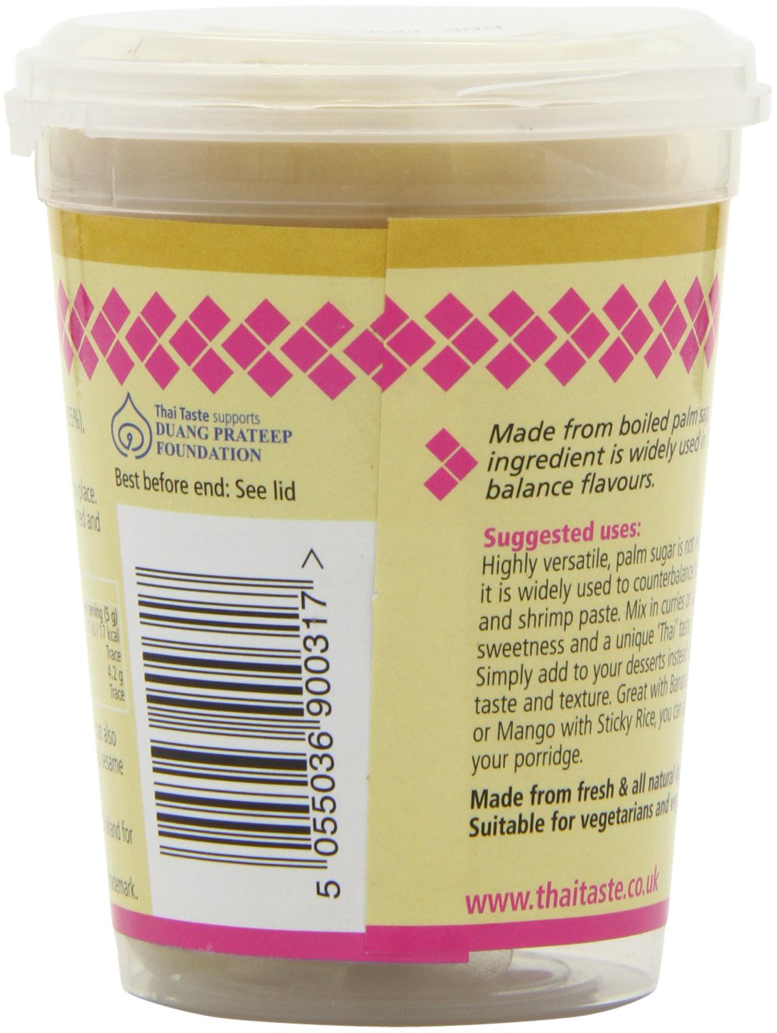 Thai Taste Palm Sugar 200 g (Pack of 3)