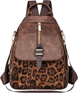 cute backpack Floral Printed Backpack Laptop Daypack Schoolbag Fashionable Outdoor Bag Versatile Casual cute Coffee, One Size