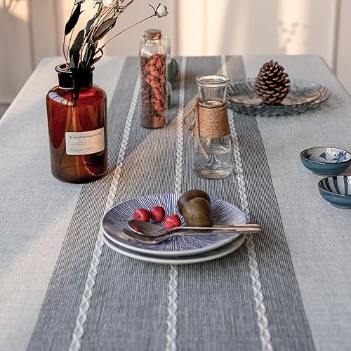 Miniatura 3 de Deep Dream Mantel, Mantel de Mesa Bordado Impermeable de Algodón y Lino Sin Arrugas Anti-Decoloración Manteles Lavables A Prueba de Polvo Cubierta