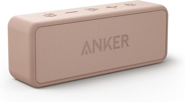 Soundcore 2 par Anker Enceinte Bluetooth Portable, 24 h de lecture, IPX7, Noir