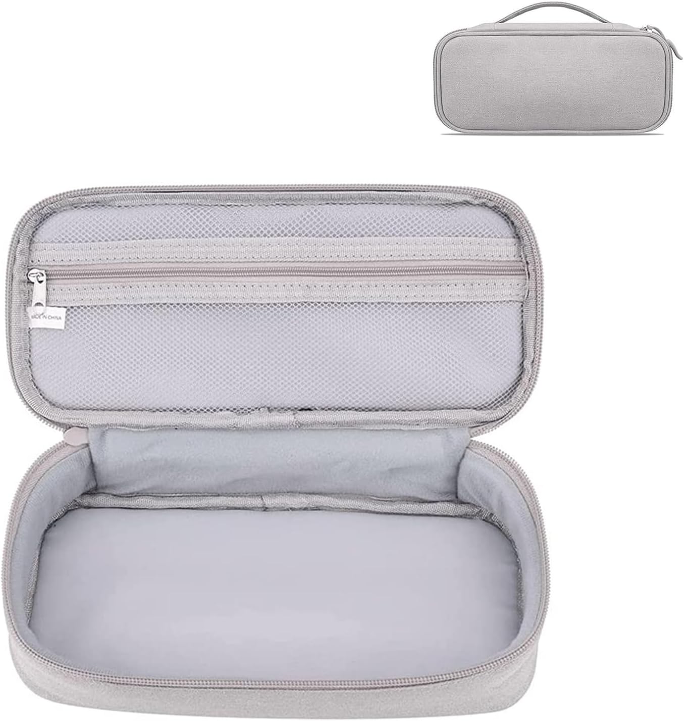STAYOUNG Portable Electronic Accessory Kit - Cable Organizer, Travel Gadget Organizer, Compatible Charger USB Cable SD Memory Card Headset Hard Drive (Gray)