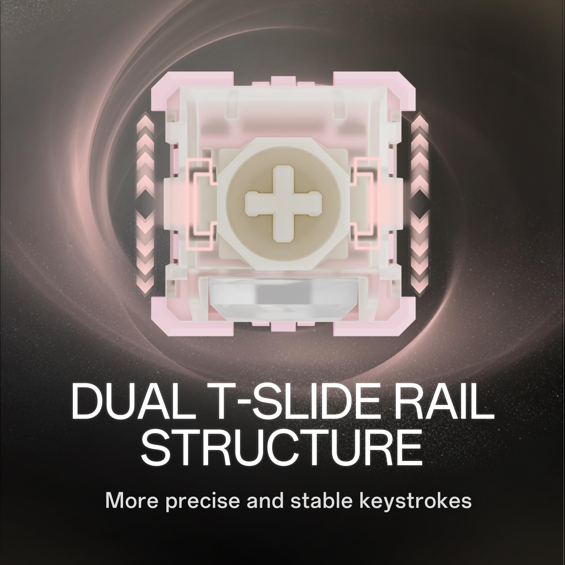 WS Flux HE Keyboard Switches Deep Clacky, Pre-Lubed Magnetic