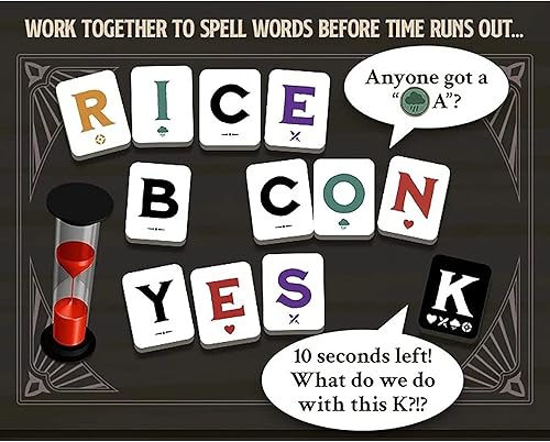 Miniatura 4 de Gap Closer Games  Illiterati  Juego de mesa cooperativo  Juego de familia de palabras  1 a 5 jugadores  Edades 7+  30 minutos