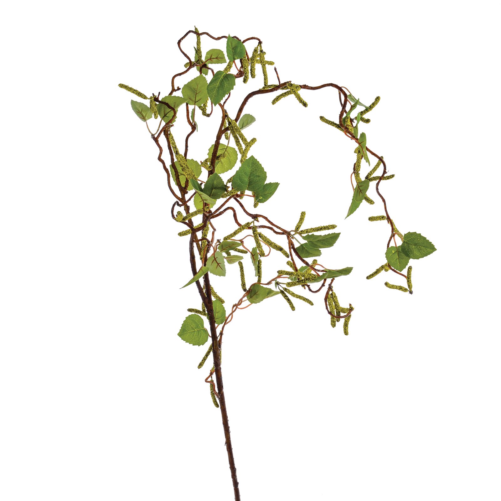FloristryWarehouse Artificial Catkin and Leaf Branch Weeping 110cm/43 Inches