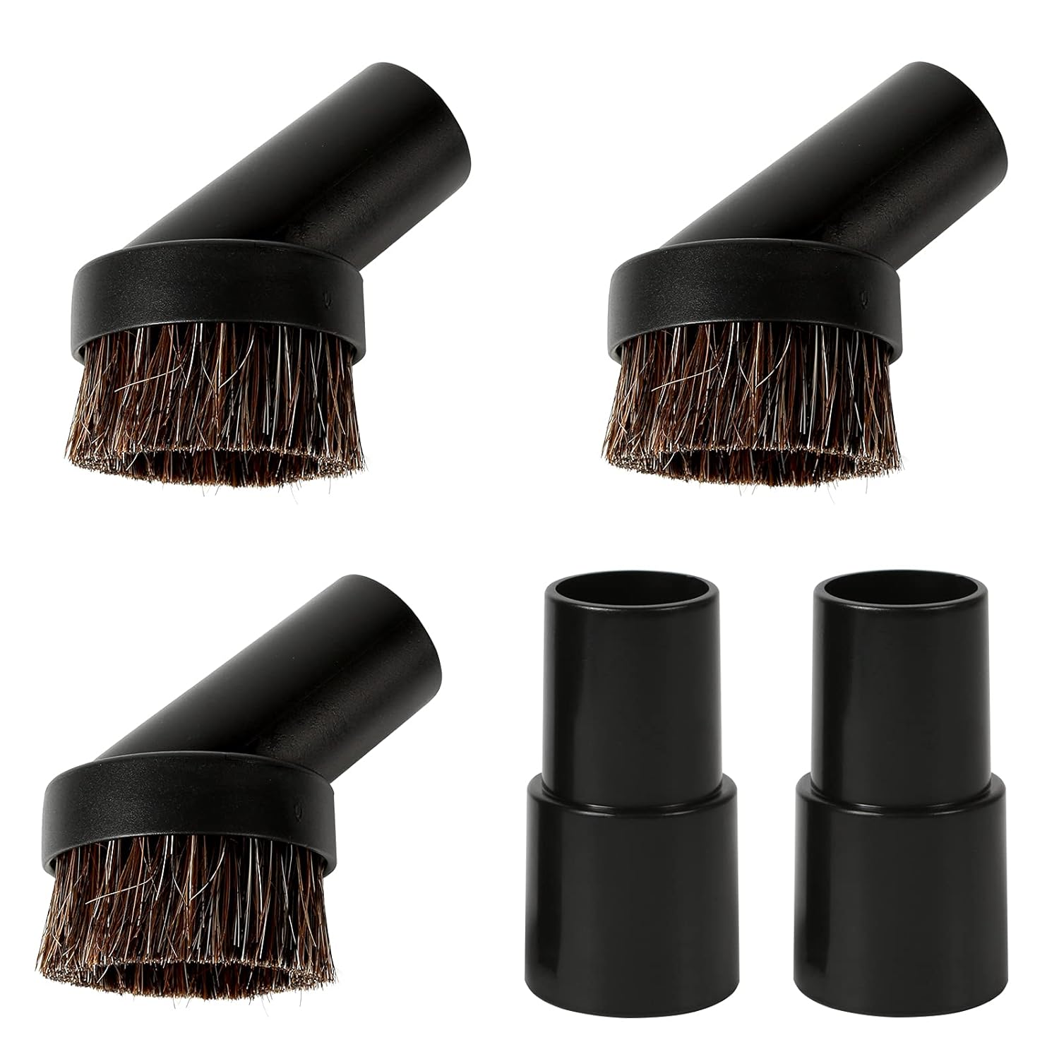 Bangogo Round Dust Brush Horse Hair Vacuum Attachment,25MM Soft Bristle