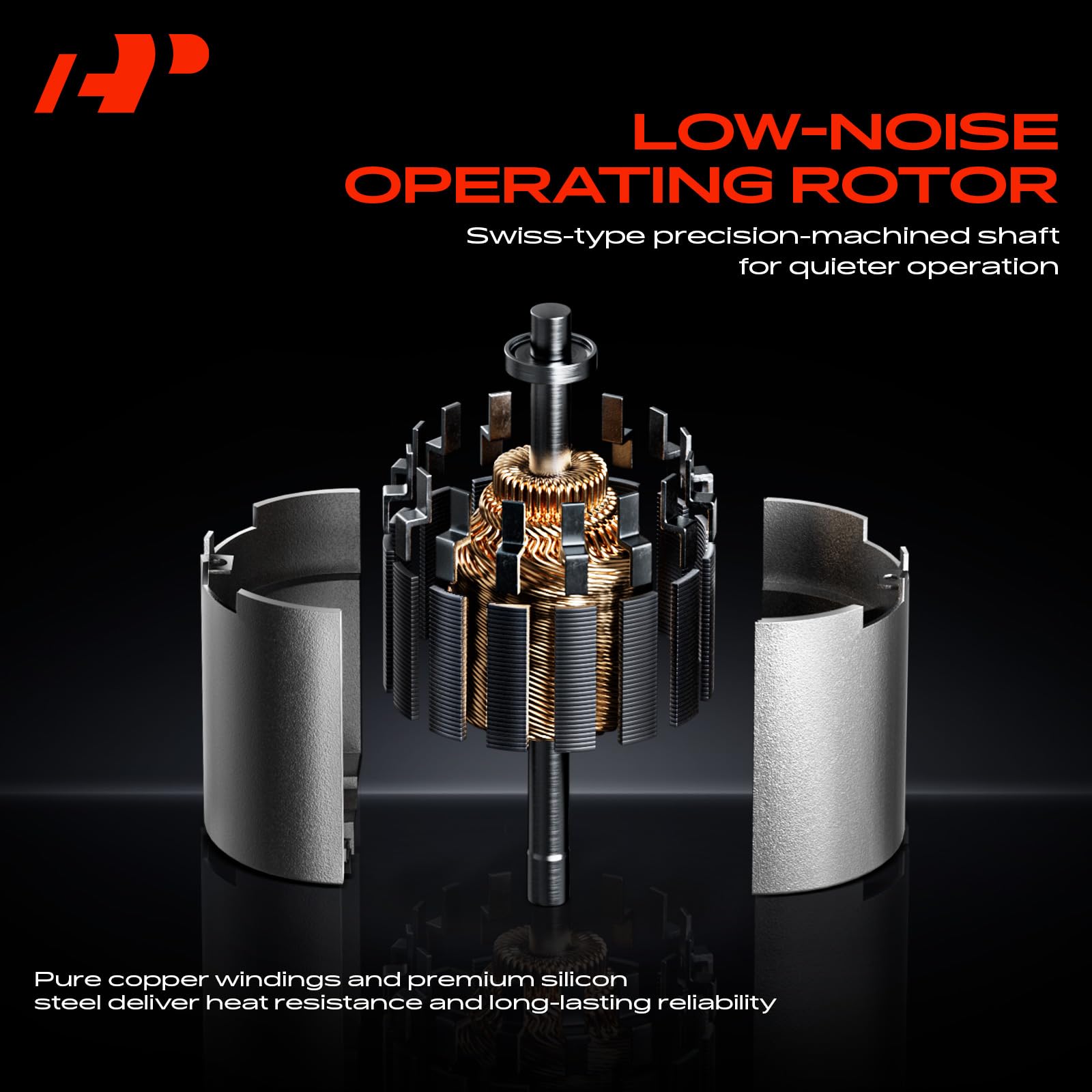 A-Premium Motor de ventilador delantero HVAC con jaula de ventilador | Compatible con Volvo XC60 S60 S80 V70