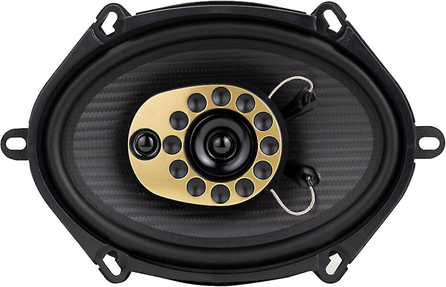 Pair of 5x7 / 6x8 Full Range 50W RMS 4-Ohm Jensen JS68T 3-Way Speakers by Jensen