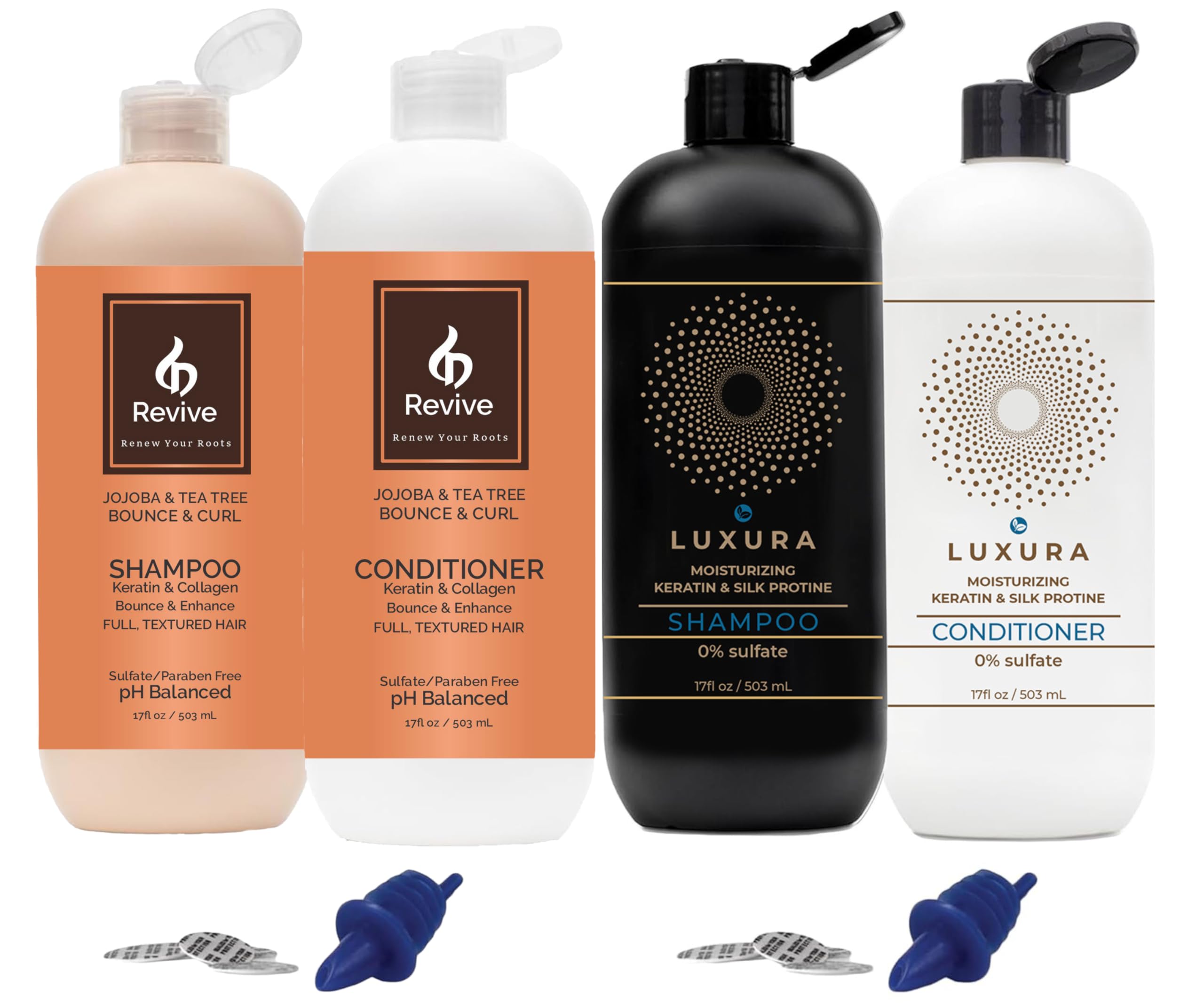 ShampBooze Secret Fake Shampoo Bottles | Flasks for Liquor Disguise | Plastic Flask for Liquor | Booze Smuggling Containers for Cruises | Alcohol Hidden Container | Hidden Flask | Four 17oz bottles