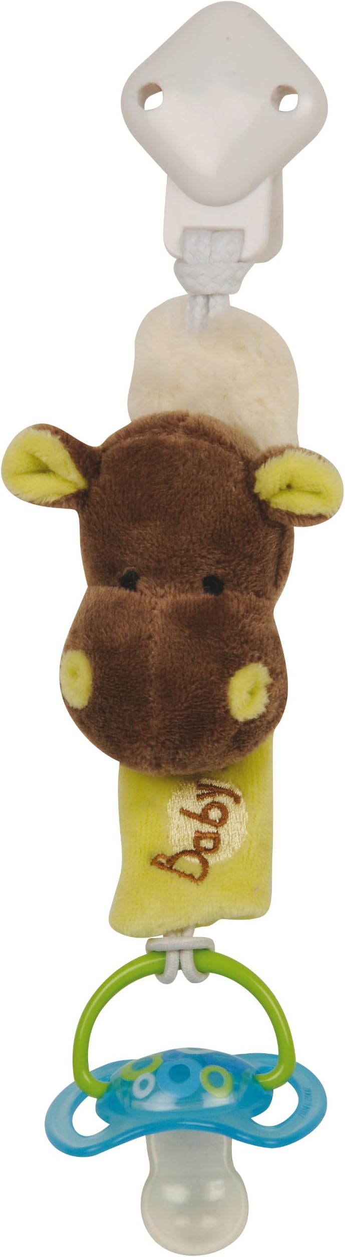 Baby Nat Hippo Dummy Clip