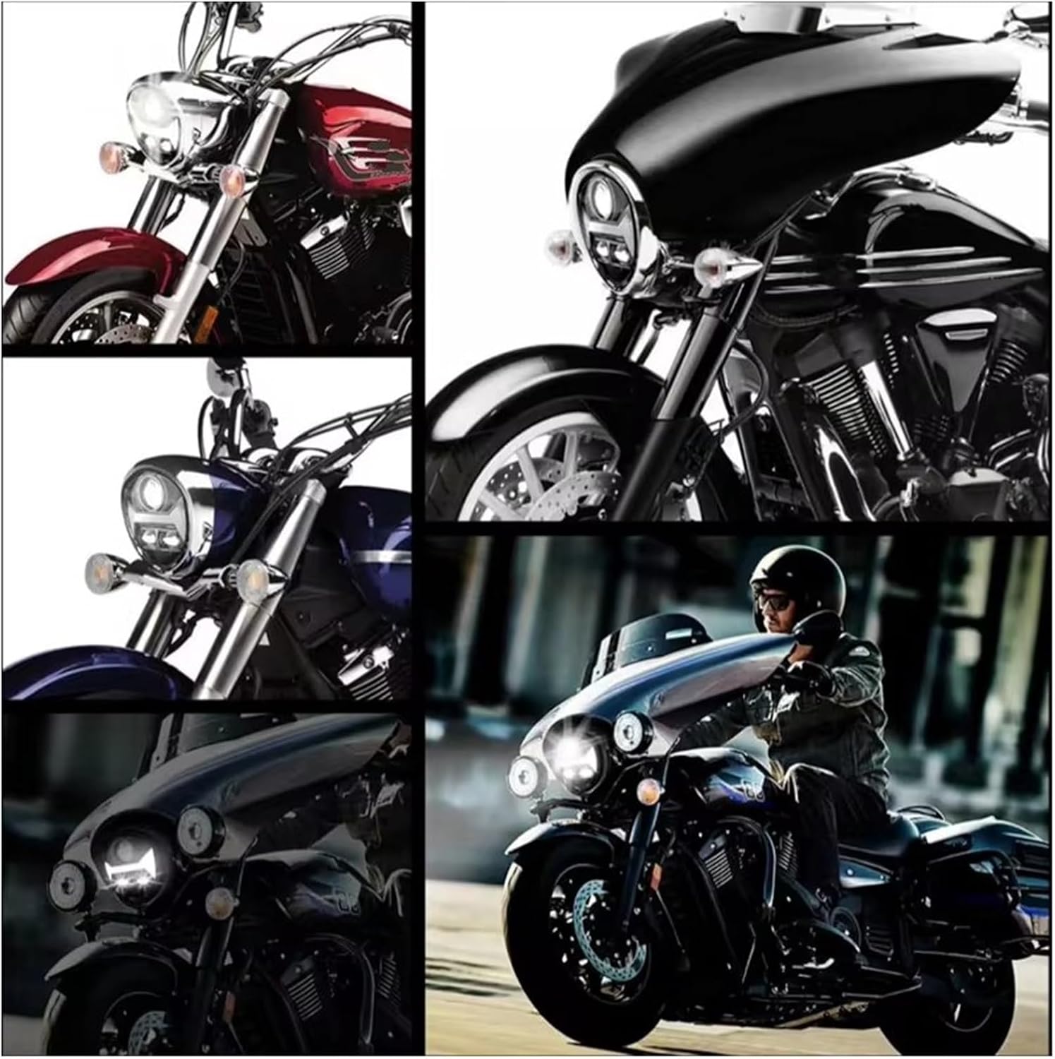 ちゃんはなリクエスト 1点 まとめ商品 バイク ヘッドライト Led ヘッドライトプロジェクター高低ビーム調整