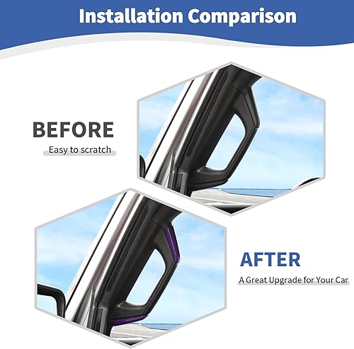 Miniatura 2 de RT-TCZ Para Wrangler JL A B - Manijas de agarre de pilar para Jeep Wrangler JL JLU Gladiator JT 4 puertas 2018-2023, accesorios interiores morados