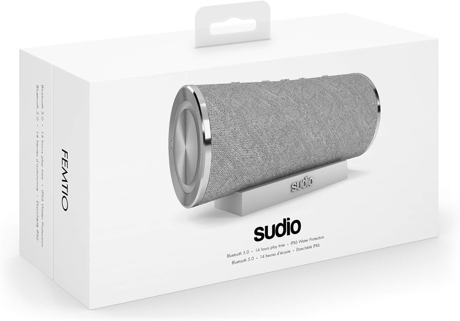 Amazon Vgp 21受賞モデル Bluetooth5 0 スピーカー 国内正規代理店販売品 Sudio Femtio フェムティオ シルバー 高音質サウンドを届けるポータブルbluetoothスピーカー ｓｕｄｉｏ ポータブルスピーカー