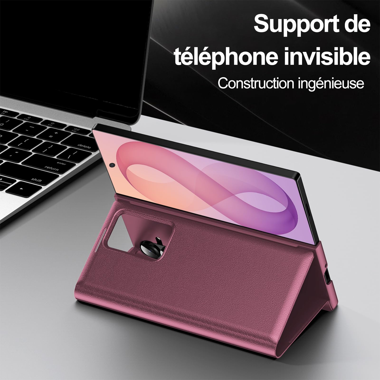 Cover per Samsung Galaxy Z Fold 8 Ultra Smart View Finestra Intelligente