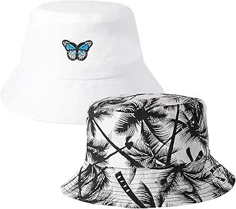 Cappello Bucket Unisex Con Ricamo - Tesa Corta, Cotone E Poliestere Per Estate - Foto 10