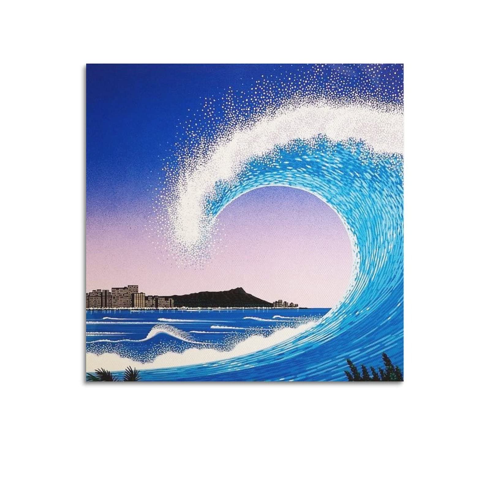 上永井正  洋画　「風景」 上永井正 洋画 「風景」