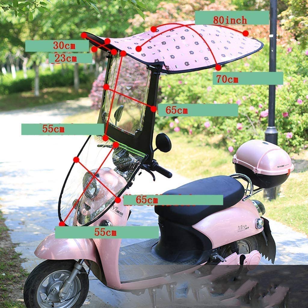 Parapluie étanche pour scooter de mobilité et moto toutes saisons