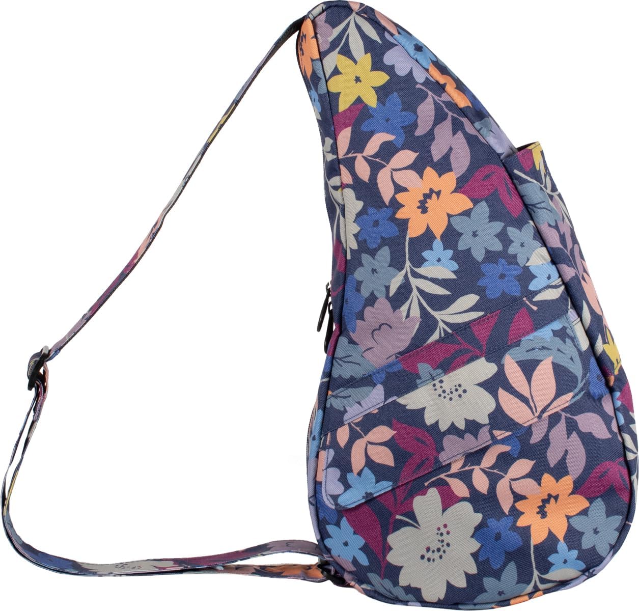 AmeriBag 17" Recyled Poly Print Healthy Back Bag Ergonomic Crossbody Sling for Everyday Use, Travel & Walking Comfort - Image 4