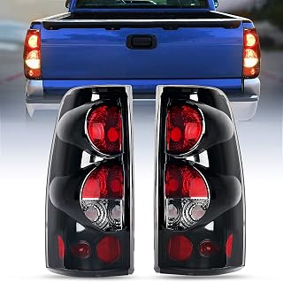 Nilight Taillight Assembly for 1999 2000 2001 2002 2003 2004 2005 2006 2007 Chevy Silverado 1500 2500 3500 1999-2002 GMC Sierra Rear Lamp Replacement with Classic Body OE Style, 2 Year Warranty