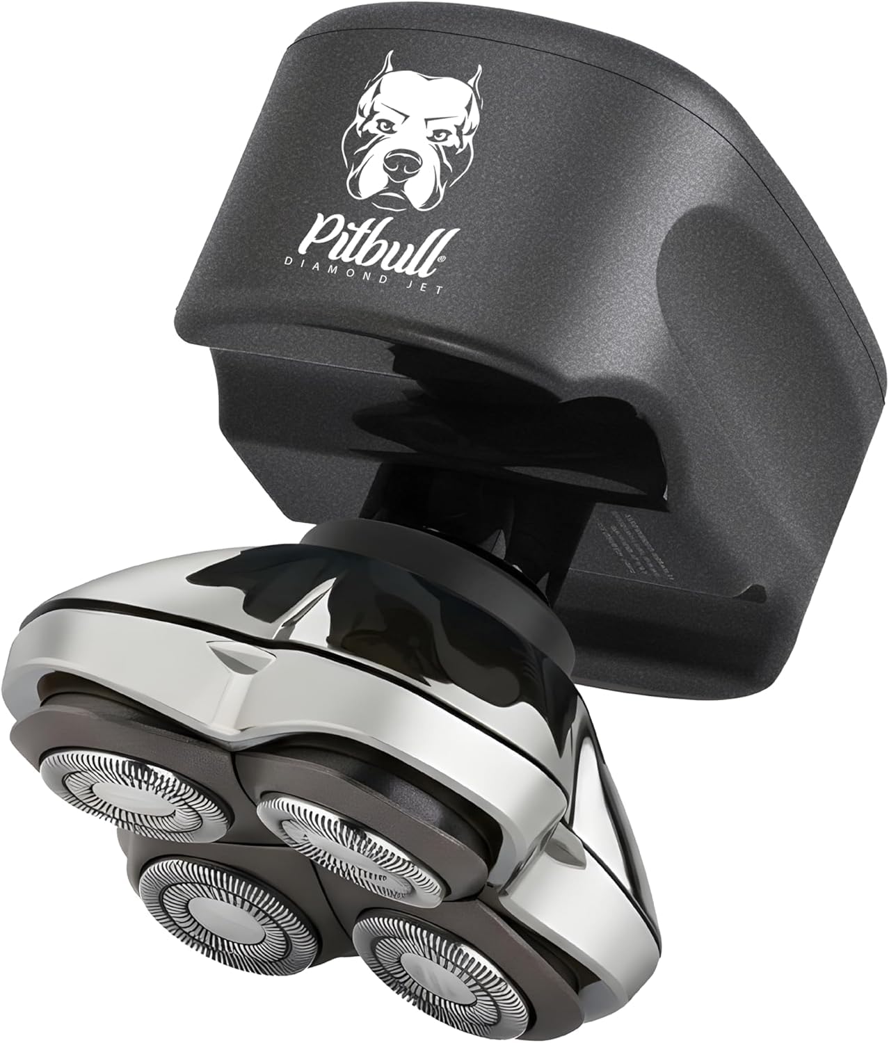 Skull Shaver Pitbull Diamond Jet: Afeitadora de Cabeza y Rostro para Hombres – Afeitadora Eléctrica Inalámbrica con, Uso en Seco y Húmedo, Cuchillas PRO, Estuche de Viaje y Recortadora Baby Beast 3SUM