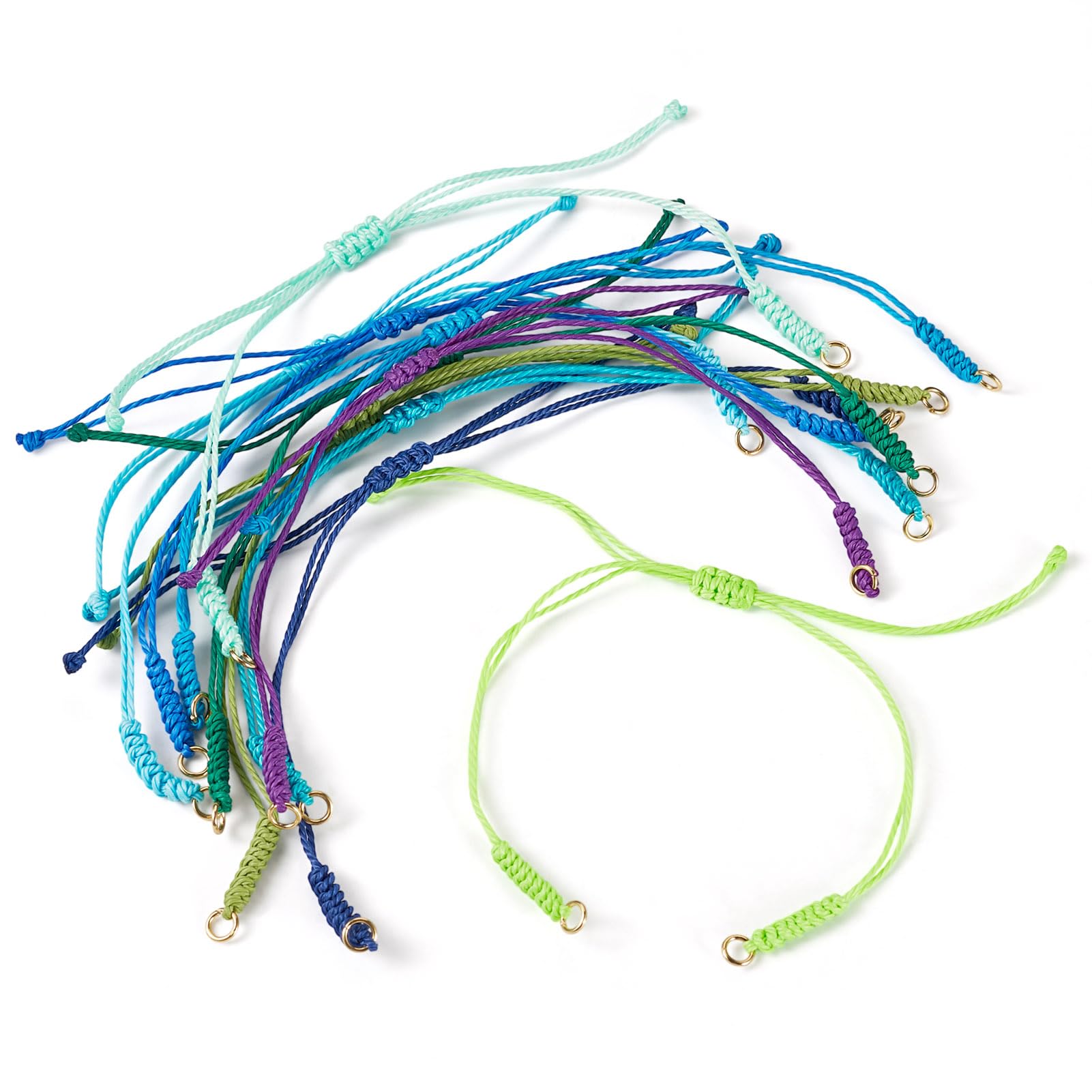 Bracelet d'amitié à faire soi-même avec ce cordon réglable tressé en polyester ciré