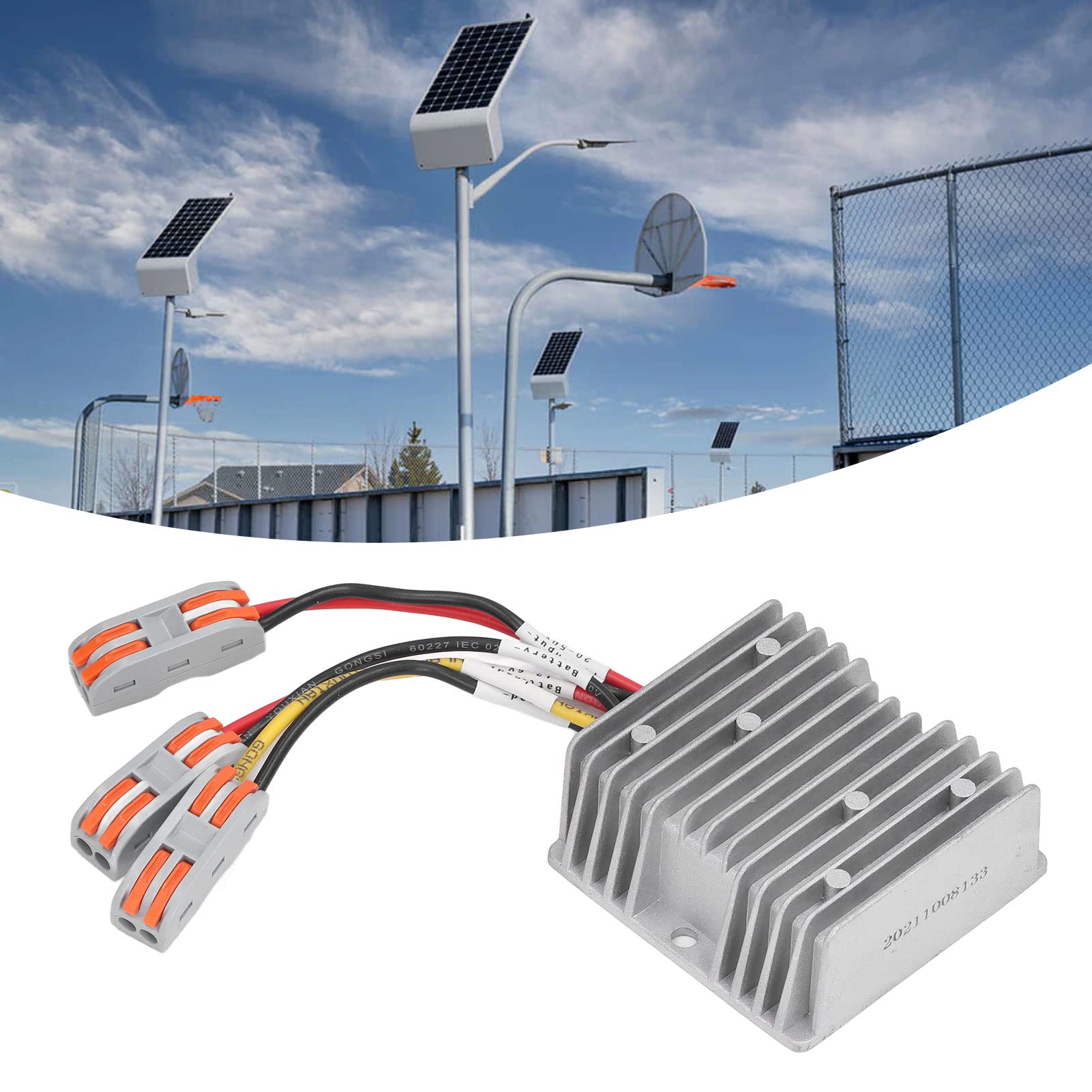 MPPT-Solarladeregler, 300 W, 20 A, Photovoltaik-Solarregler, Solarpanel-Controller, MPPT-Laderegler, Solarpanel-Regler, Laderegler für Straßenlaterne (14.6V)