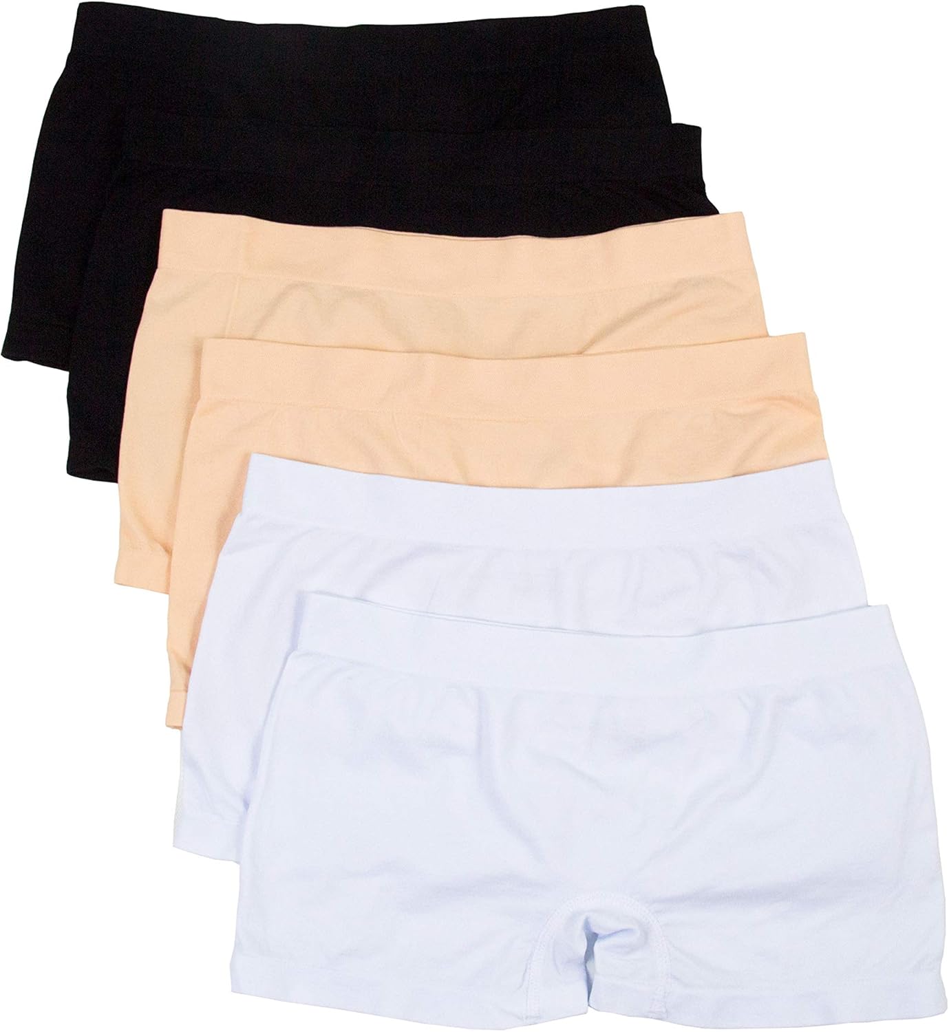 Sakkas Women's Seamless Stretch Boy Short Panties (6 Pack) - Image 7