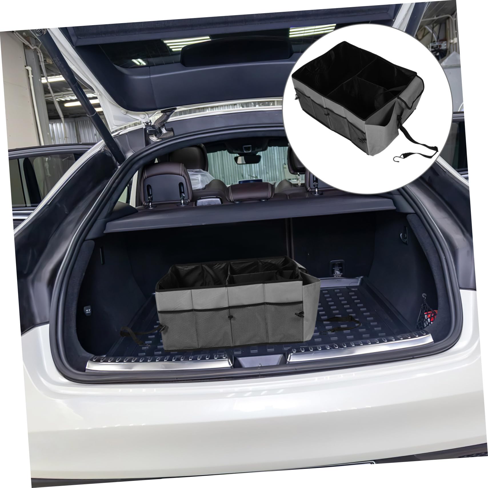Organisateur Multiples Coffre de Voiture à Compartiments Pliable