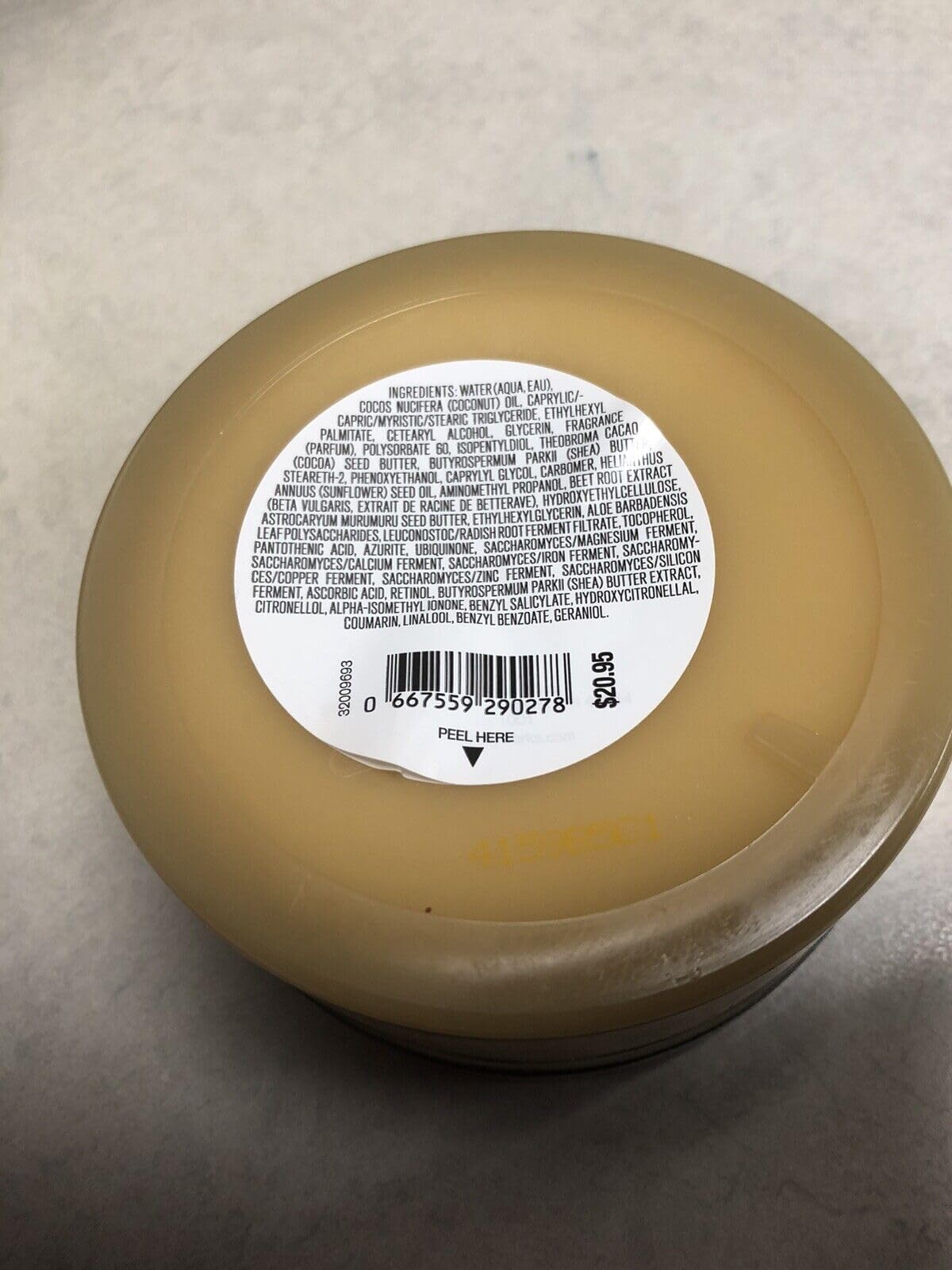 Coco Shea Honey Fragranced Rich Moisture Body Butter 6.5 oz bath body