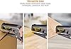 Bostitch Office B8 Plier Stapler Heavy Duty with 1250 1/4 Staples - 45-Sheet No Jam - Full Strip Metal Industrial Stapler - 210 Staple Capacity - for Cardboard, Paper, Fabric