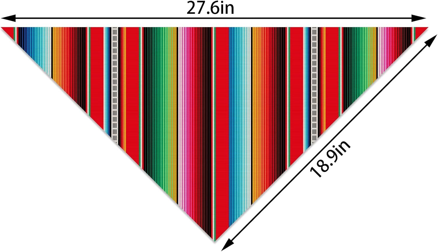 Cinco de Mayo Dog Bandana Mexican Fiesta Triangle Dog Scarf Adjustable Accessories for Small Medium Dogs Cats Pets image 2