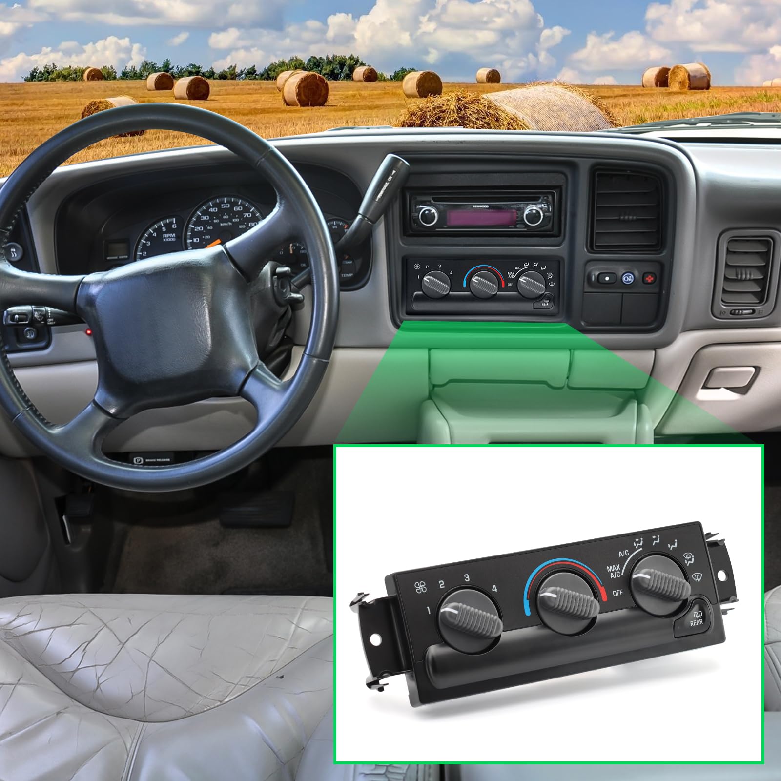 Forwinparts Climate Control Module For 1999-2005 Chevy S10 Blazer GMC Sonoma Oldsmobile Bravada - View #8