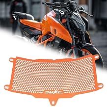 FOR 390 250 DUKE Duke 390 250 Duke 390 250 2024 2025 Motorcycle Accessories Radiator Grille Guard Aluminum Alloy Radiator Grille Protection Net Radiator Shrouds Orange,LOGO