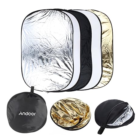 TOMTOP 24 x 36 inch 5 in 1 Portable Photography Studio Multi Photo Collapsible Light Reflector 60 x 90cm