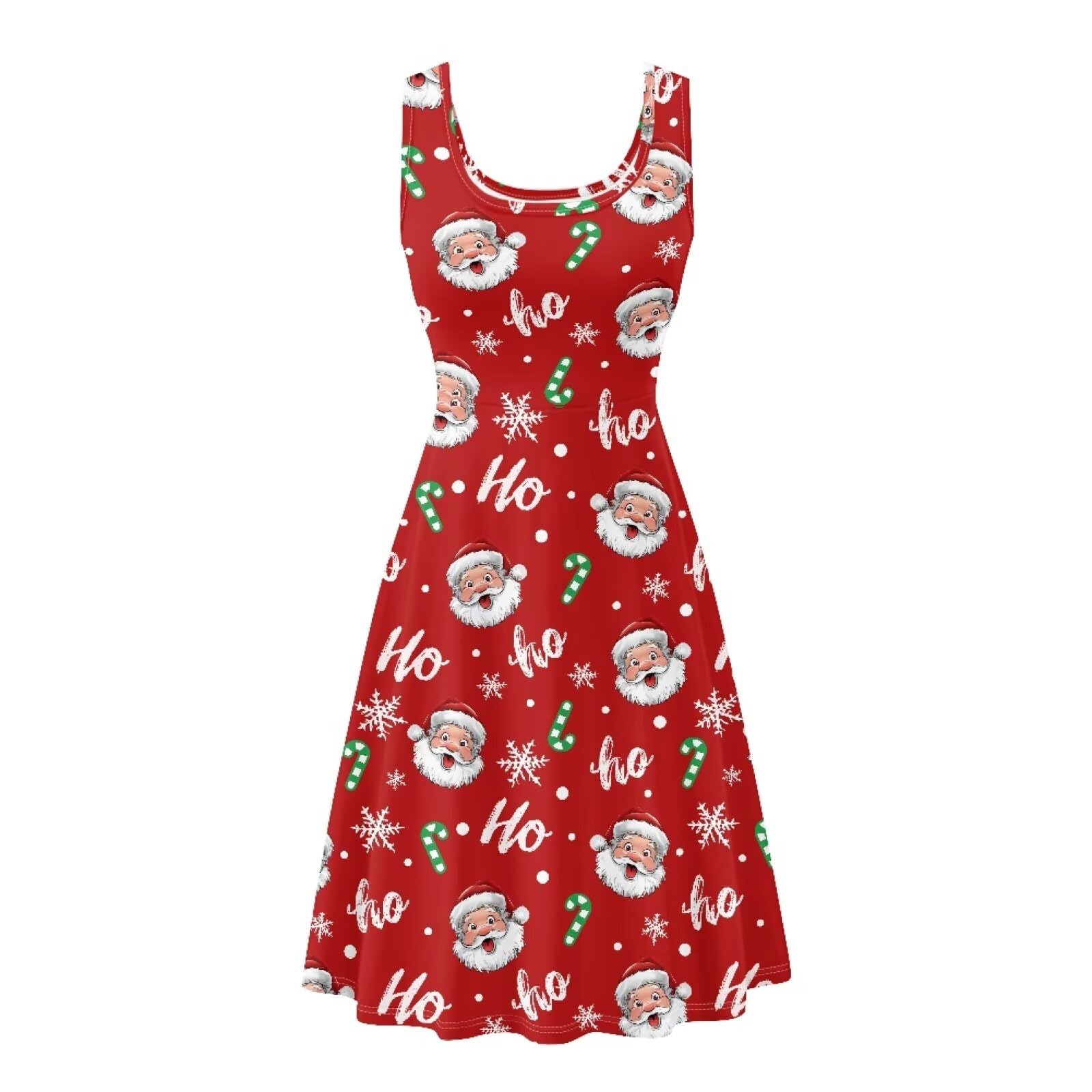 Dreaweet Casual Sleeveless Dresses for Women Girls, Round Neck Tank Dresses with Pockets Summer Sundress Size XS-4XL