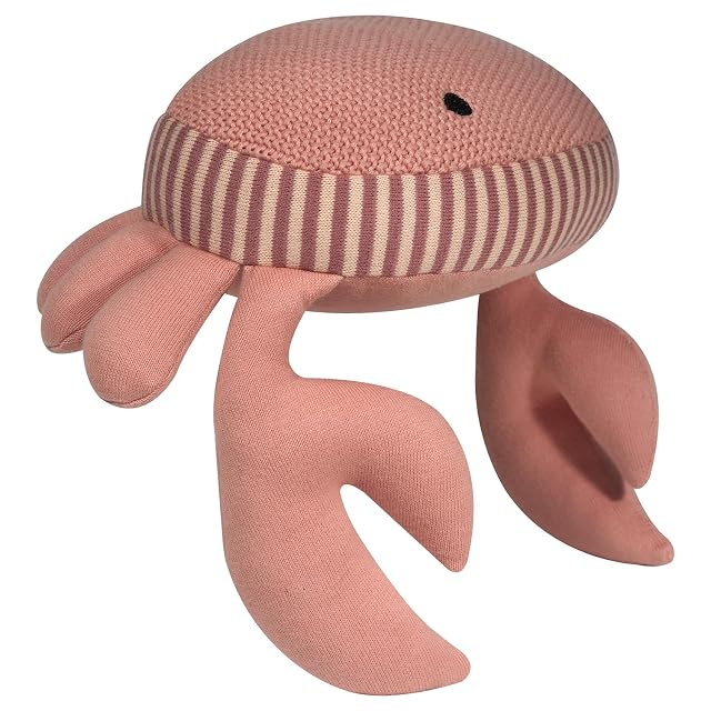 Foto 3 de 6 de Kindsgut Peluche Cangrejo de Ganchillo 100% Algodón, Rosa