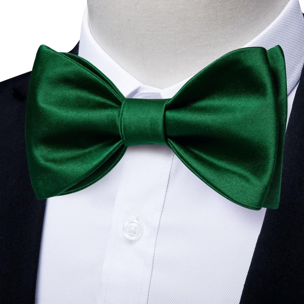 JFDBGU Retro Bowties Classic Self-tie Bow Ties Wedding Knots Accessories Hanky Cufflinks for Men