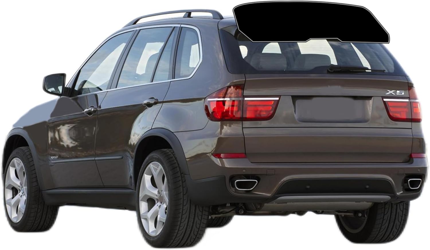 AUTOTEK Precut Windows Tint Film Rear Windshield Cars Sun Blocking Protection Privacy Anti Shatter Glass 2 Ply Computer Cut Any Tint Shade for BMW X5 2007-2013