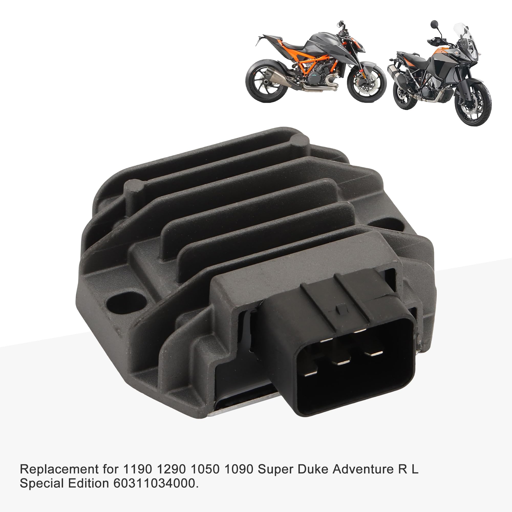 GOOFIT Régulateur Redresseur De Tension Remplacement pour 1190 1290 1050 1090 Super Duke Adventure R L Special Edition 60311034000