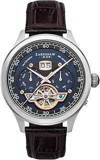 Earnshaw ES-8187-02 Automatikuhr, blau, Modern