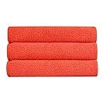 Bathla Spic & Span Multi Purpose Micro Fiber Cleaning Cloth – 340 GSM: 60cmx40cm (Pack of 3 – Red)